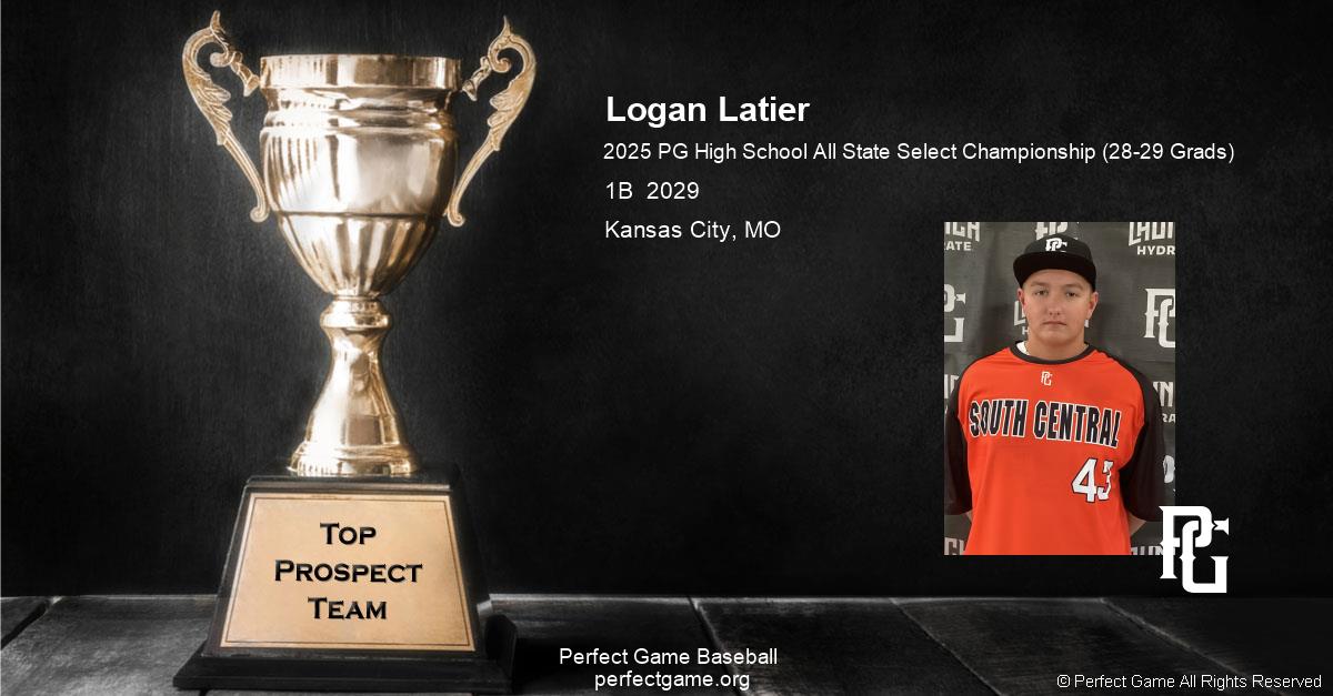 Fish4basskc's tweet card. Logan Latier was named to Top Prospect Team at the 2025 PG High School All State Select Championship (- Grads)