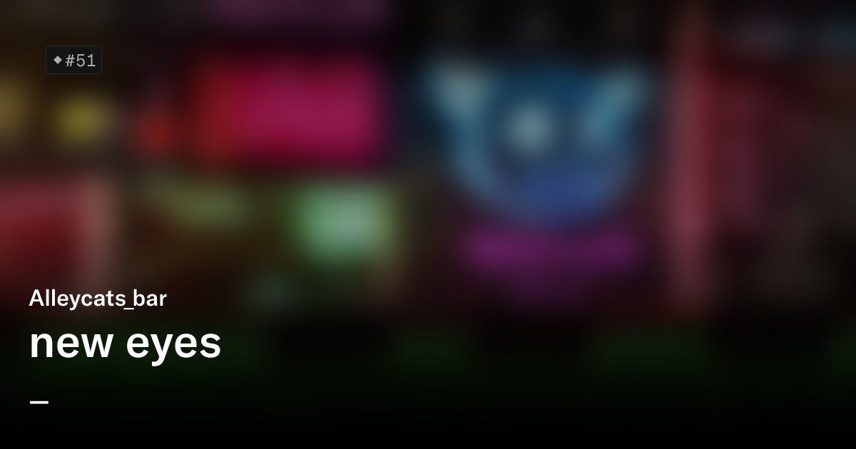 TechHive1's tweet card. Is the cats dead or alive? Looking for a loving family!  someone who serves as an intermediary between the living and the dead Alleycats_bar is a collection of 10,000 unique Alleycats NFTs— unique...