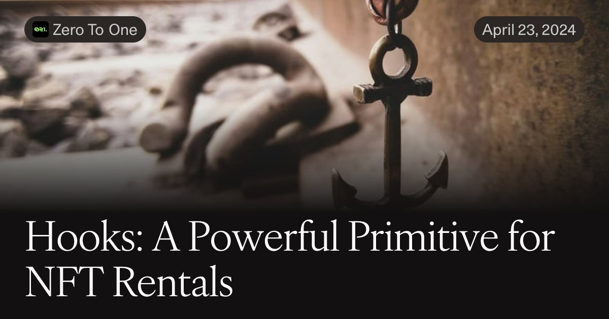 alecdifederico's tweet card. For the past 8 months, I have been working on the smart contract protocol for 021's latest product, Endgame, which is an NFT rentals marketplace powe...