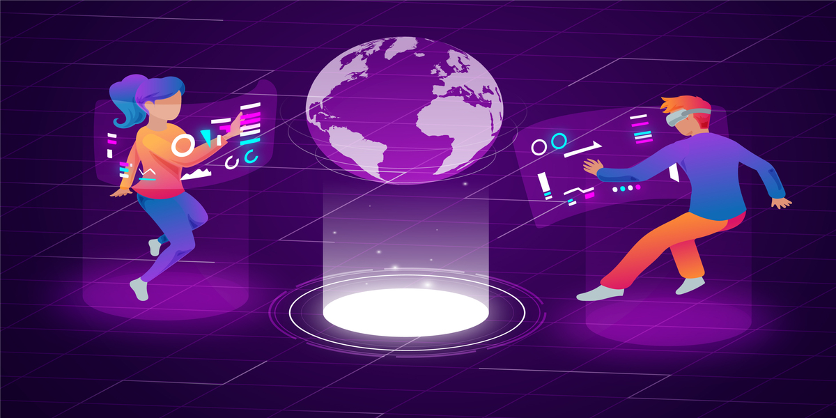 AppDevFirms's tweet card. The Metaverse is powered by a variety of cutting-edge technologies. This post highlights five key technologies that power the Metaverse.