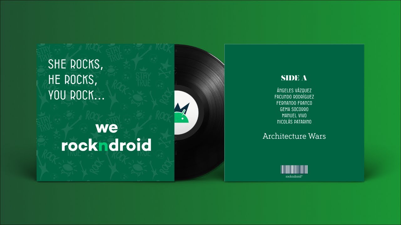 rockndroidmad's tweet card. Architecture Wars. Mesa redonda