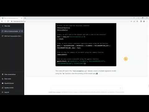 pdsuniovi's tweet card. ChatGPT for Multiple Regression