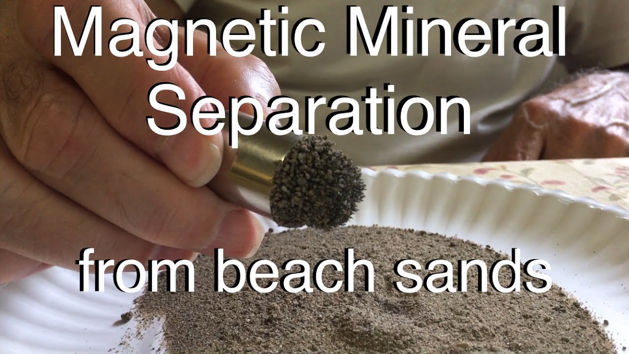 GSLDP's tweet card. Magnetic Mineral Separation - from beach sands