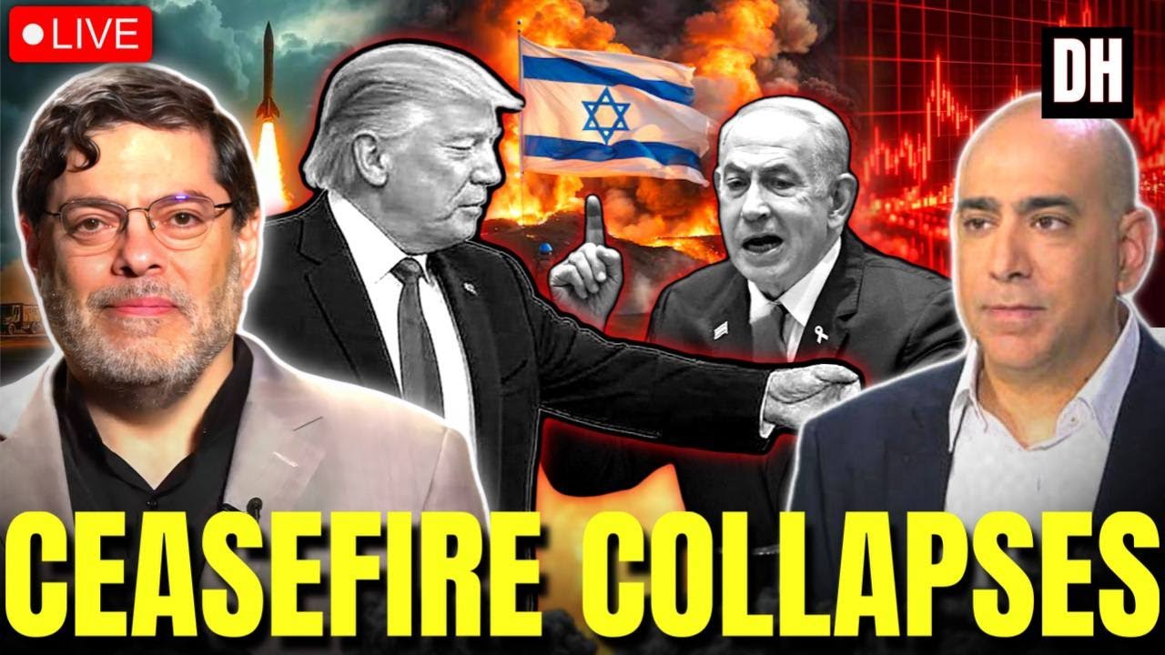 Brian_Bonham_'s tweet card. Trump HUMILIATED as Israel DESTROYS Ceasefire, Iran Rearms | Mohammad...