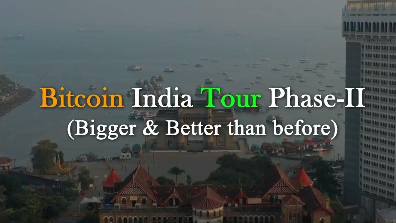 bitcoinbharat_'s tweet card. Bitcoin India Tour | 26 Cities, 5,000+ Attendees | Phase 1 Highlights...