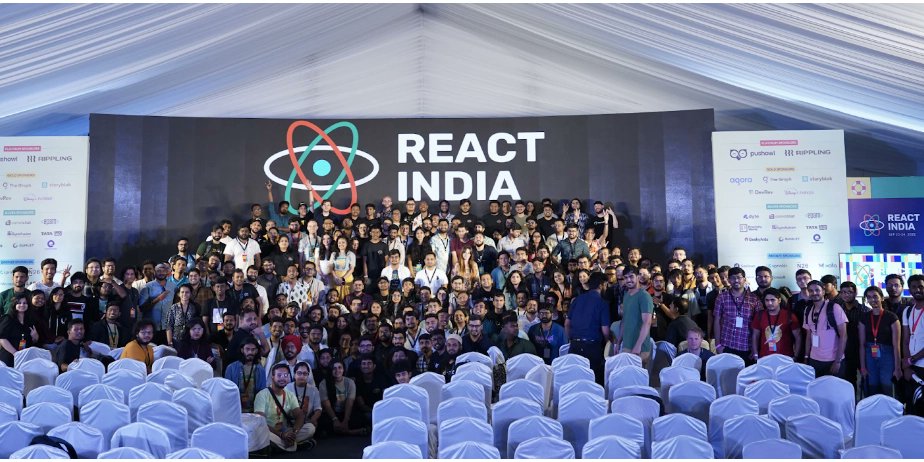 abhighyaa's tweet card. So, React India conf ended a couple of weeks ago as I write this, but what I experienced is to be...