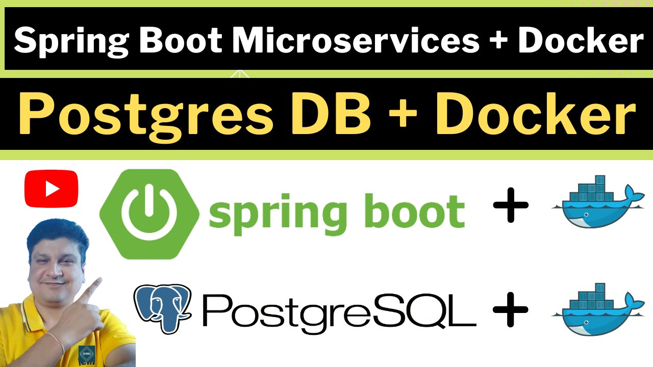 codeonedigest's tweet card. In this video, we will run springboot microservice and postgres database both in separate docker containers and integrate Postgres database with a Spring Boot Microservice Application and perform...