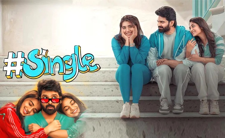 TeluguBulletin's tweet card. Sree Vishnu's last film Swag ended as a big flop tlat the box office. So, he is ready with his new film Single which has Ketika Sharma and Ivana as female