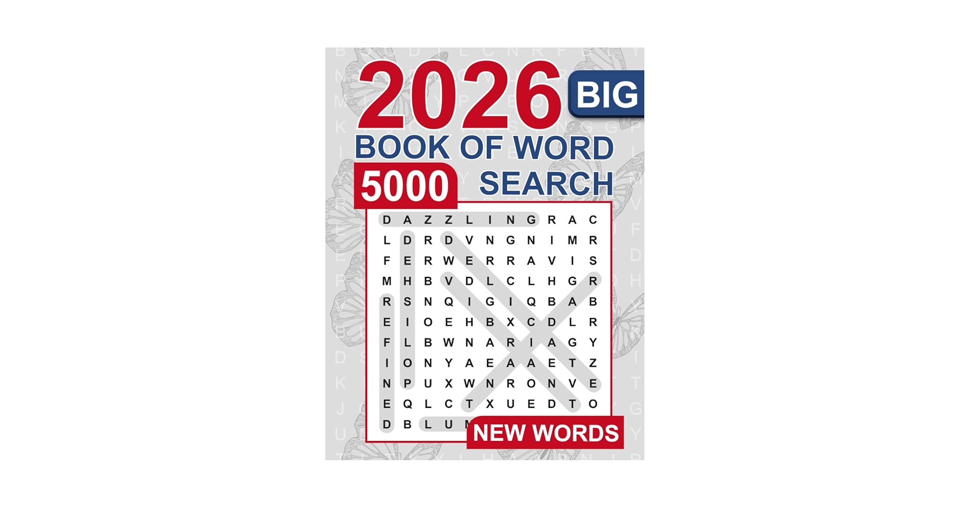 YourBookGuide's tweet card. Big Book of Word Search – 5000 New Words: Relaxing Word Search Puzzle Book for Adults and Seniors |...