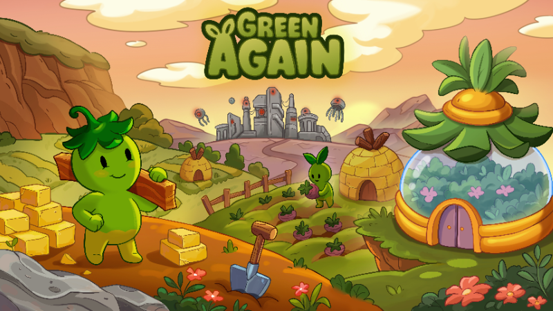 GreenAgainGame's tweet card. Hey again, Sproutling fans! We've got a brand new demo update coming your way today, and we're excited to share some of the changes we've made. Shall we dive straight in? New Blueprint System...