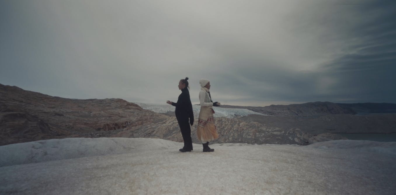 ecogeog's tweet card. How activists and artists across the world are challenging popular, generalised climate memes, such as those of melting and sinking.