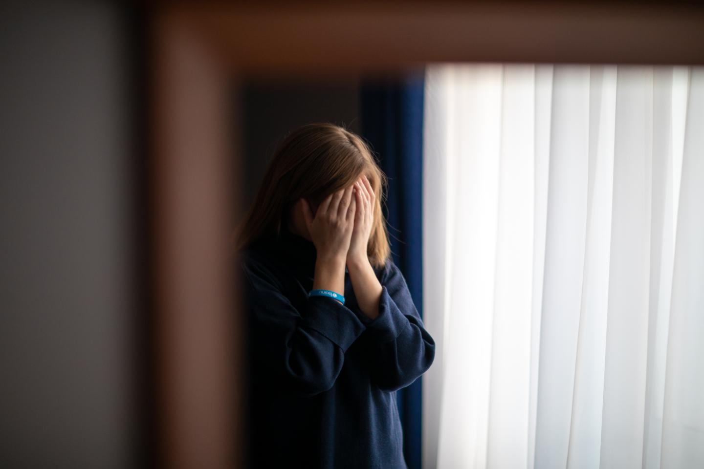 UNICEF's tweet card. Common reactions to stress in children