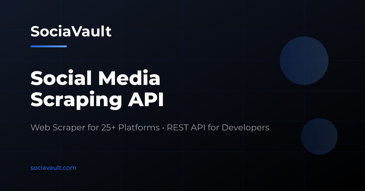 olaniyanolamid1's tweet card. Comprehensive REST API for extracting real-time data from Instagram, TikTok, Twitter/X, YouTube, LinkedIn, Facebook, Reddit & 25+ platforms. Build analytics dashboards, monitor competitors, conduct...