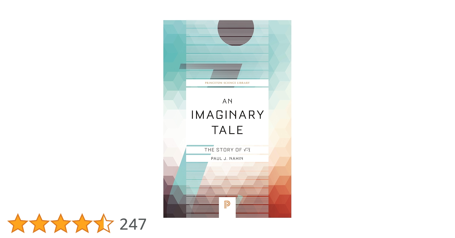 musing_m's tweet card. An Imaginary Tale: The Story of √-1 (Princeton Science Library)