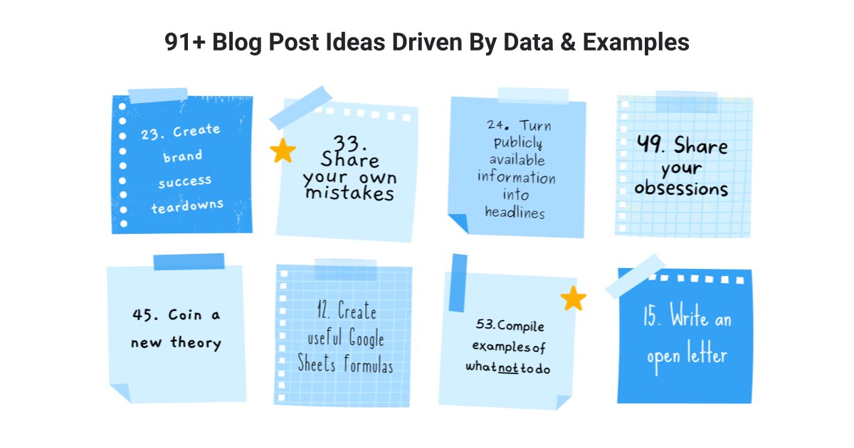 promahesh's tweet card. Content creators constantly find new blog post ideas to write about. Learn here how to use data to augment creativity & discover endless blog post ideas.