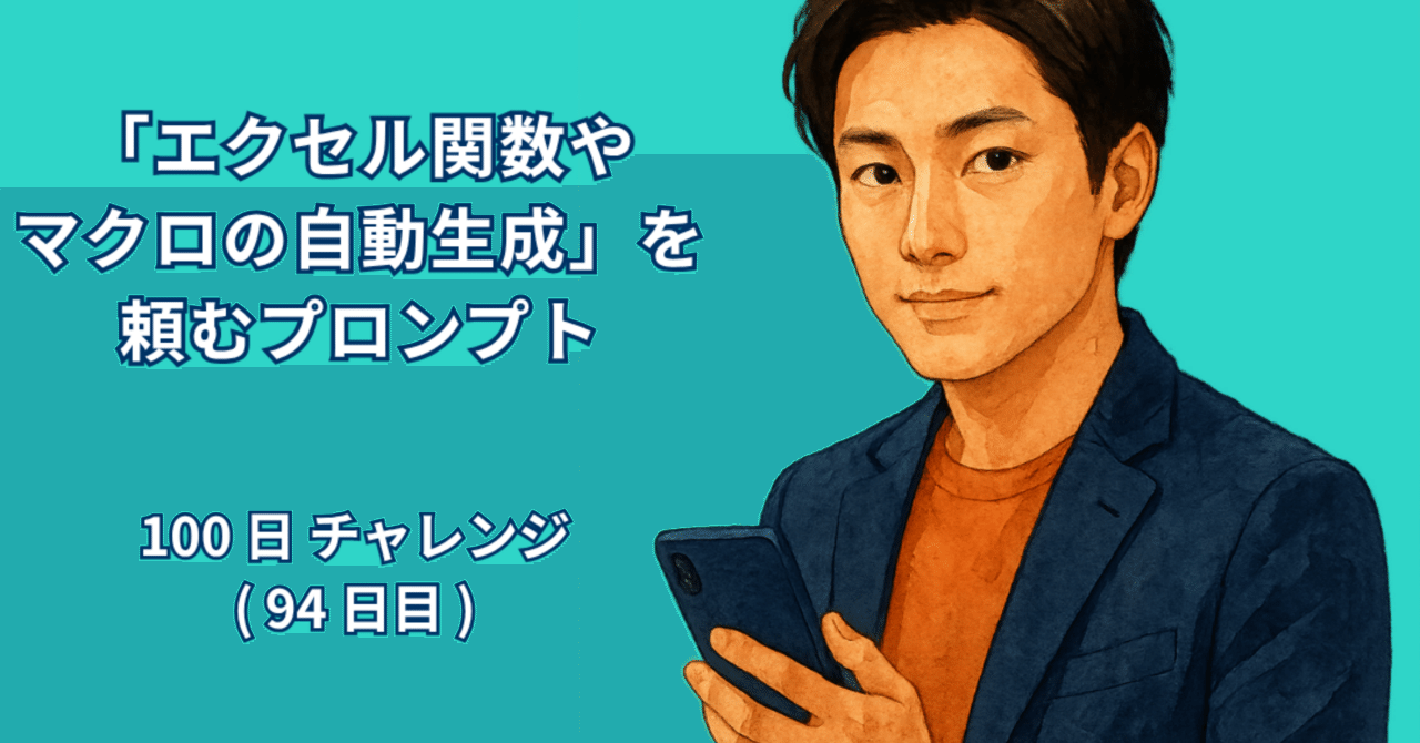 AI_Lab_Take's tweet card. 著者：RYO 日付：2025年10月14日 1. はじめに 毎日の仕事や学習の中で、「エクセルをもっと使いこなせたらいいのに」と思ったことはありませんか？数字を扱う作業や表をまとめる作業は、どの業界でも避けては通れません。けれども、関数やマクロと聞いただけで「難しそう」「プログラミングは苦手だから無理」と思ってしまう人も多いはずです。実際、SUMやIFくらいは使えるけれど、それ以上となると手...