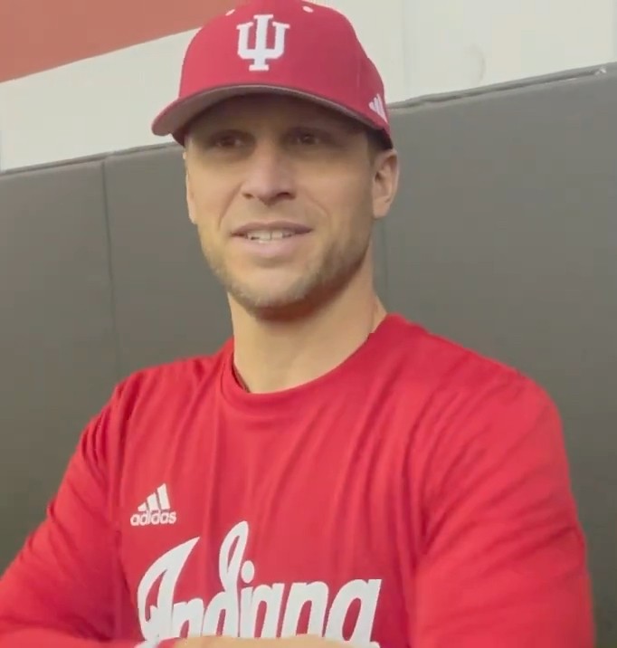 SteveKrah's tweet card. Coach Mercer discussing the expansion of B1G Baseball #iubase #B1G...