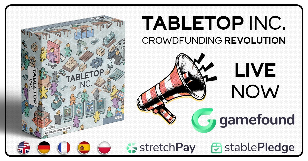 meowdoggo's tweet card. In Tabletop Inc, you run a fledgling board game publishing company packed with quirky employees, exciting prototypes, and ruthless competition. Hire the right team, develop your games, and publish...