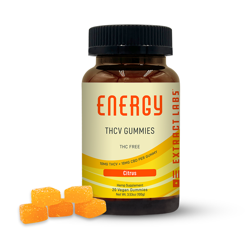 extractlabs's tweet card. Discover the power of THCV Gummies, a delicious blend of wellness & energy. Perfect for those seeking a natural boost to fuel a healthier lifestyle.