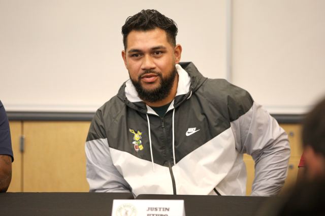 BeachVarsity's tweet card. Long Beach Poly football coach Justin Utupo is out after an internal investigation regarding unethical conduct, according to the Long Beach Unified School District.