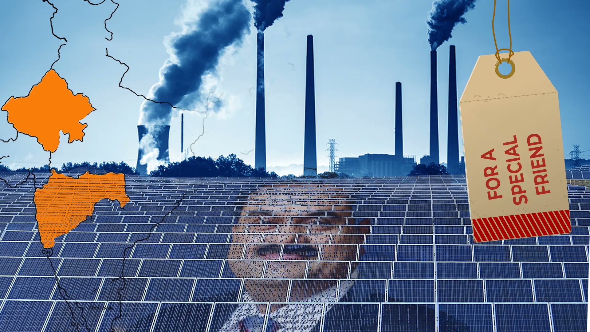 shreegireesh's tweet card. The terms in the tenders by Rajasthan and Maharashtra, which have identical criteria, are tailored to match Adani Group’s operations and ground plans. The group has already bagged one contract and is...