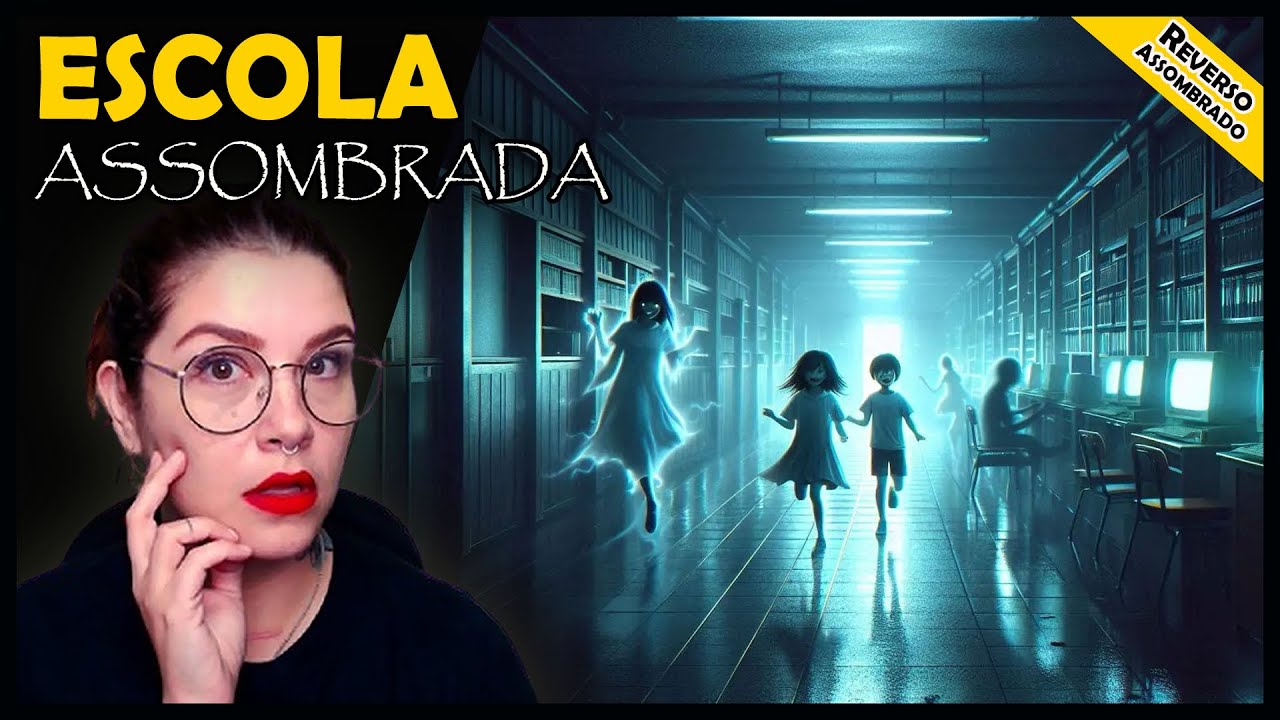 AssombradoBlog's tweet card. QUANDO A ESCOLA FICA VAZIA, ELES ACORDAM - Escola Assombrada