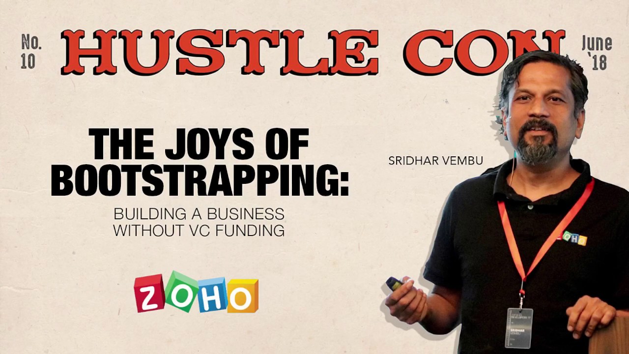 hustlecon's tweet card. Sridhar Vembu | Hustle Con 2018