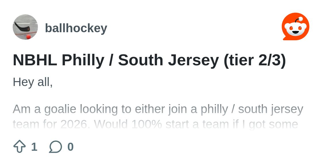 joachim_mike5's tweet card. Explore this post and more from the ballhockey community