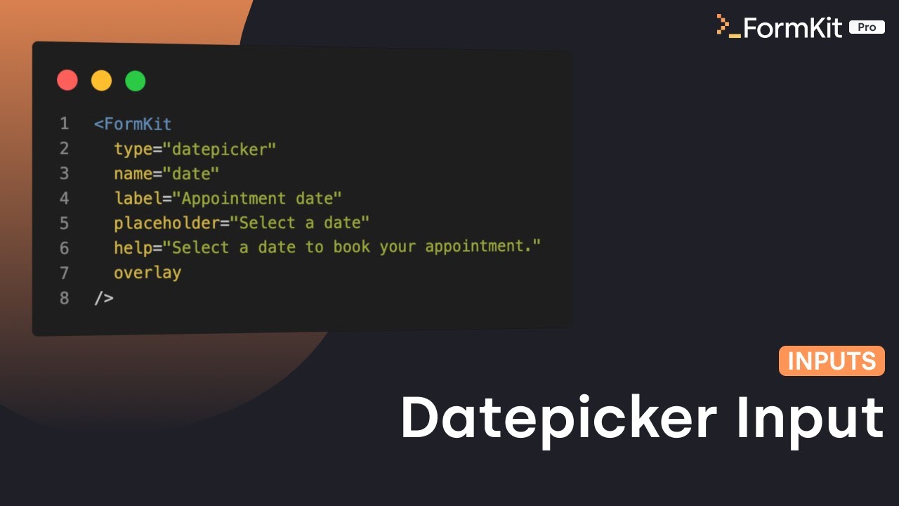 jpschroeder's tweet card. Datepicker for VueJS • FormKit Pro