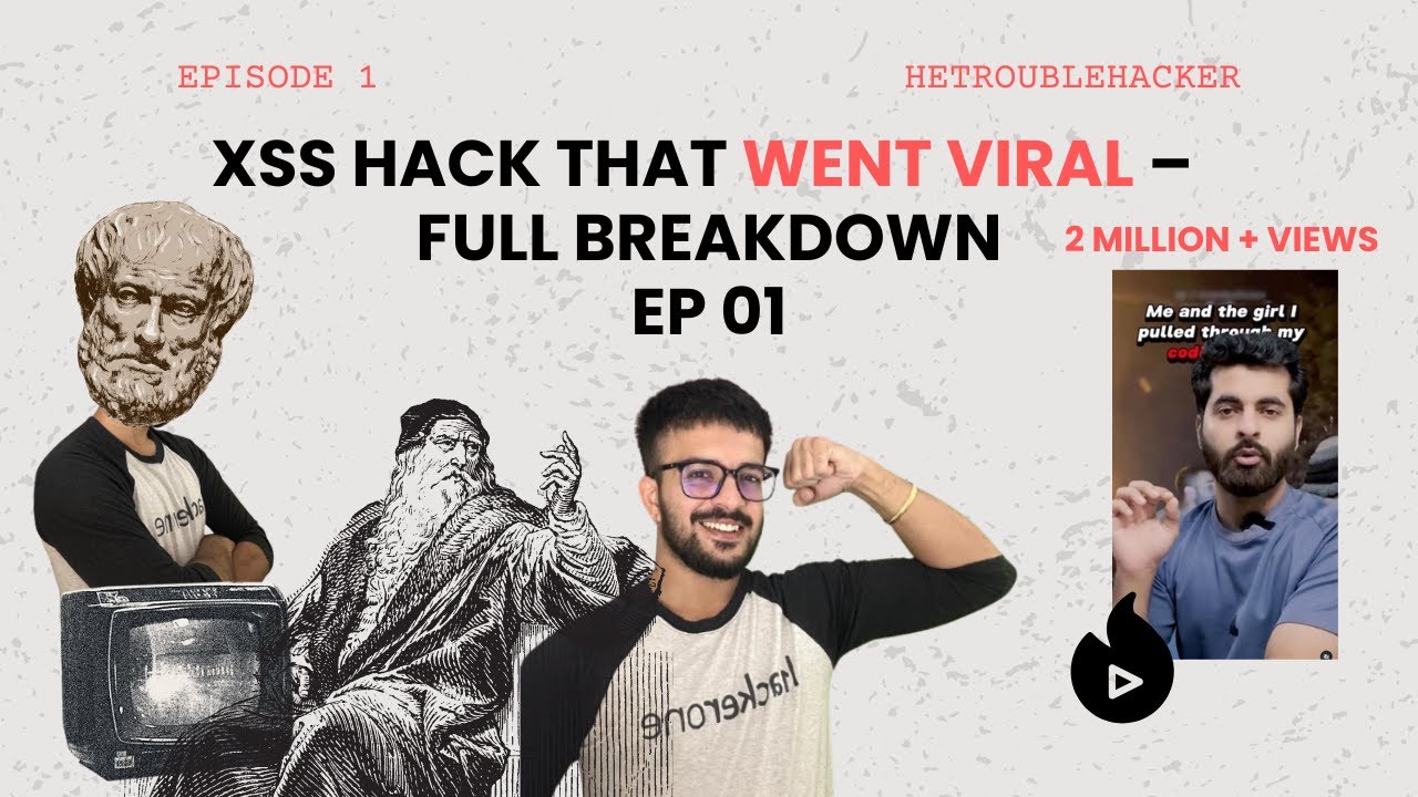 hetroublehacker's tweet card. Viral XSS Reel Breakdown | Hacks Explained EP 1 | HeTroubleHacker