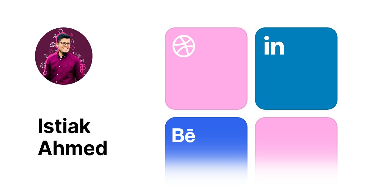 Istiak_UIDesign's tweet card. UI/UX Designer • 6y+ experience • Elevate your brand with 6 years of proven success and 100+ satisfied clients. Boost your business 10x with a user-friendly design ✉️ Mail: istiakahmed271@gmail.com...