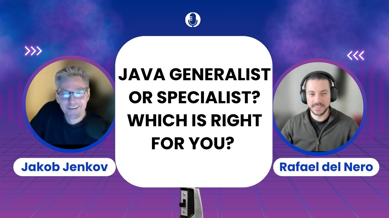 RafaDelNero's tweet card. Java Rockstar Career #2: Java Career Paths: Generalist vs. Specialist...