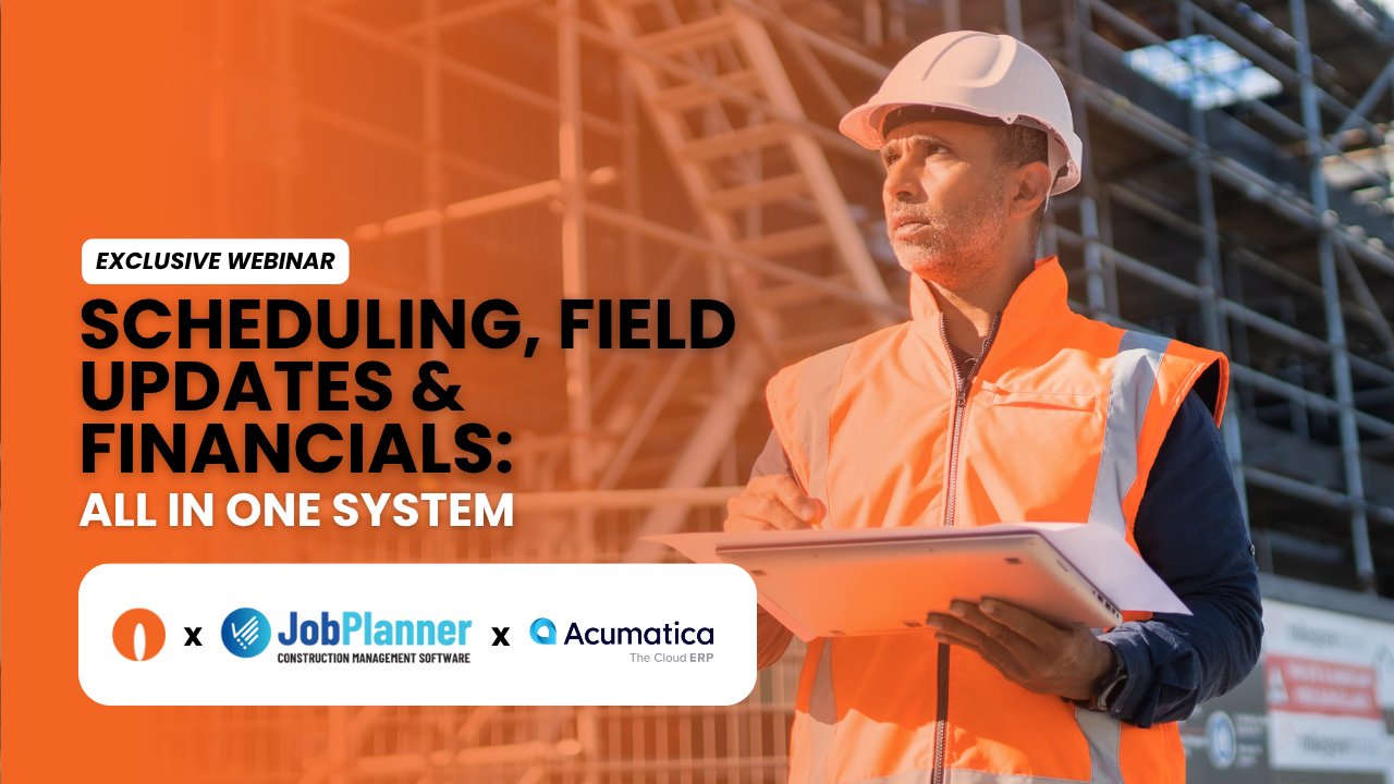 EmpowerBI's tweet card. Too many tools? See how JobPlanner and Acumatica Construction Edition combine to deliver a single system for job schedules, field updates, cost tracking, and forecasting. Watch the connected workflow...