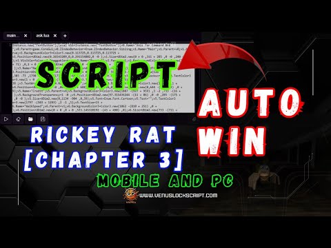 venuslockscript's tweet card. Rickey Rat New Script | Auto Win | Roblox Scripts 💥NO KEY💥 Working...