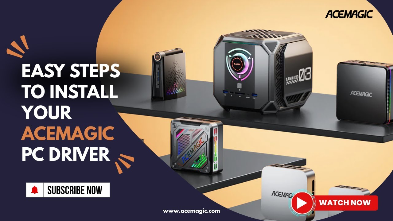 Acemagic_MiniPC's tweet card. How to Install Drivers on your ACEMAGIC Mini PC, Driver Installation...