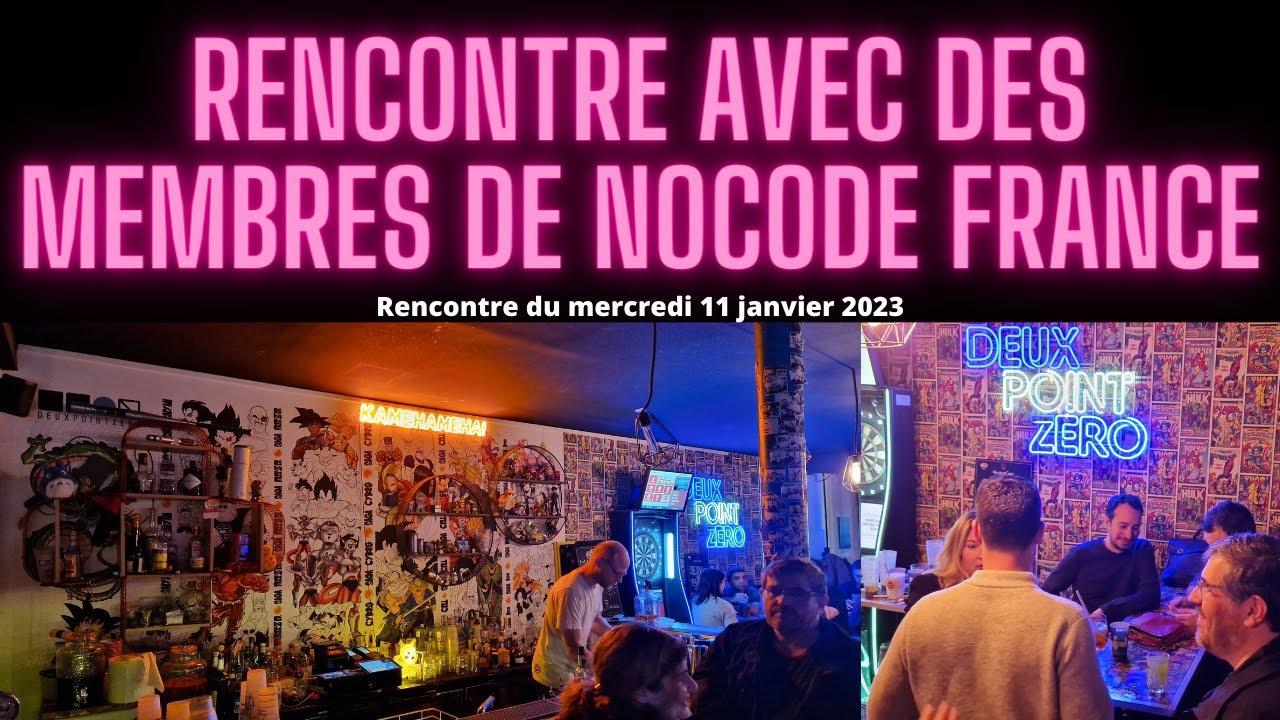 RebuildSolution's tweet card. MEET-UP NOCODE FRANCE : RENCONTRE AVEC DES MEMBRES DE LA COMMUNAUTE