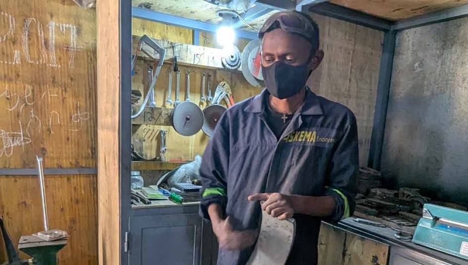 africaniannews's tweet card. Behailu Seboka, 30, watches proudly as his workshop hums with activity. At Askema Engineering, on the outskirts of Addis Ababa, brake pads come to life