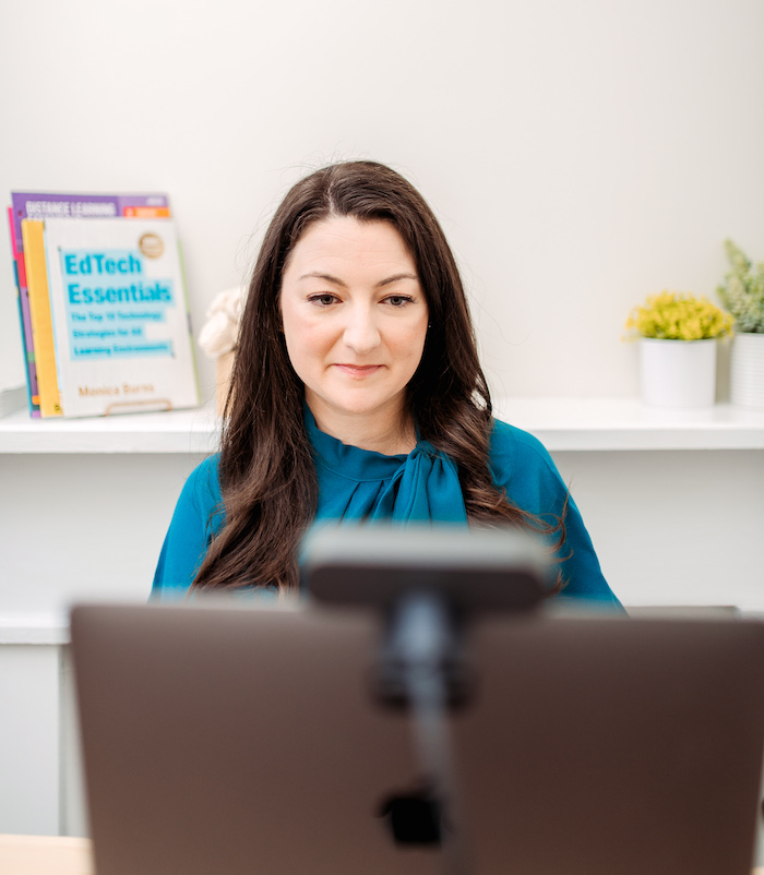 ClassTechTips's tweet card. Monica Burns is an EdTech consultant, author, and EdTech keynote speaker, who helps schools and teachers use technology in the classroom.