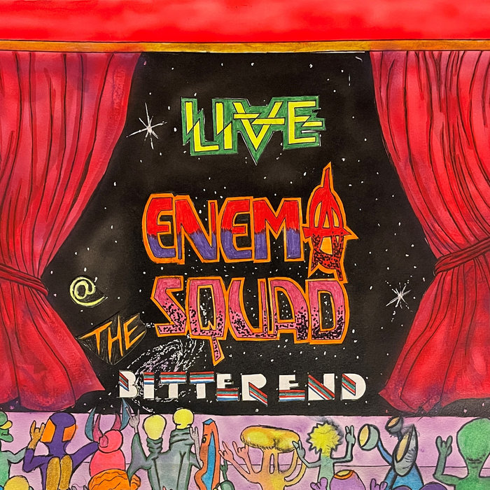 GabeGonzilla's tweet card. Enema Squad Live At The Bitter End, by Enema Squad