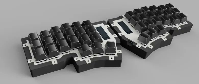 Elecrow1's tweet card. The Linear Keyboard provides the amazing feel of a full mechanical keyboard and allows you to take its small form factor on the go!