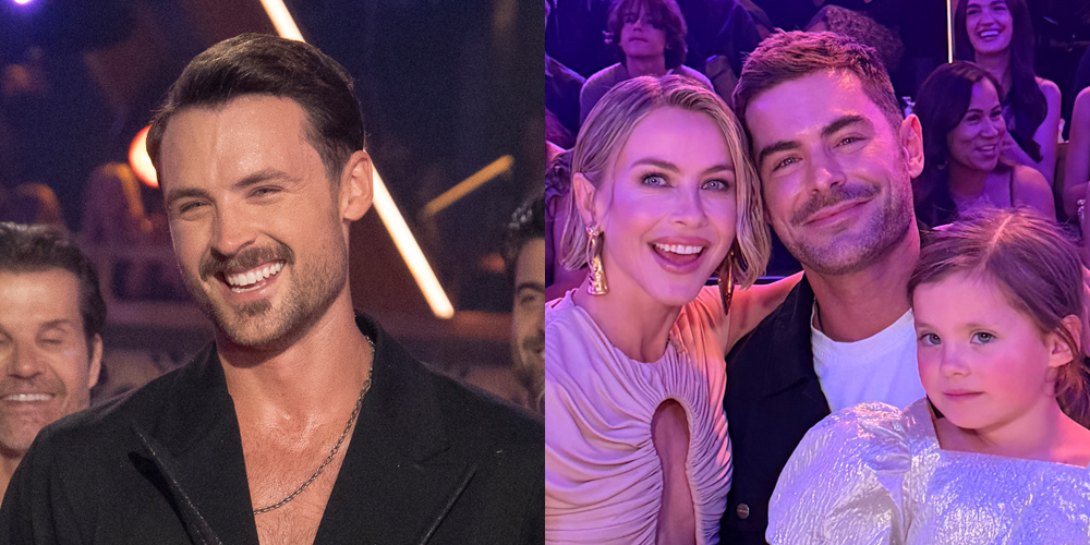 JustJared's tweet card. Zac Efron is finally in the audience at Dancing With the Stars! The 38-year-old actor was spotted in the front row cheering on her brother Dylan Efron during…