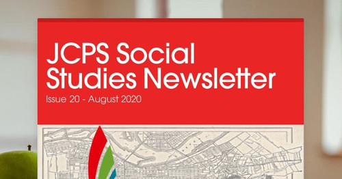 JCPSTinker's tweet card. JCPS Social Studies Newsletter