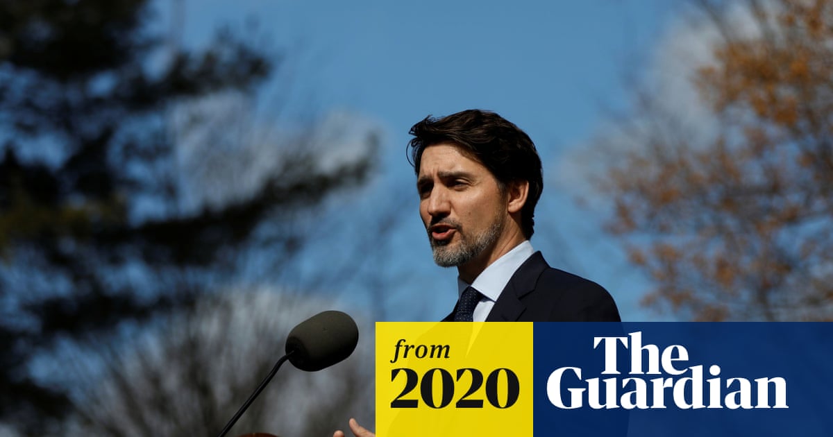 Docjeej's tweet card. Prime minister delivers address from self-imposed quarantine shuttering parliament and advising curbs on international travel