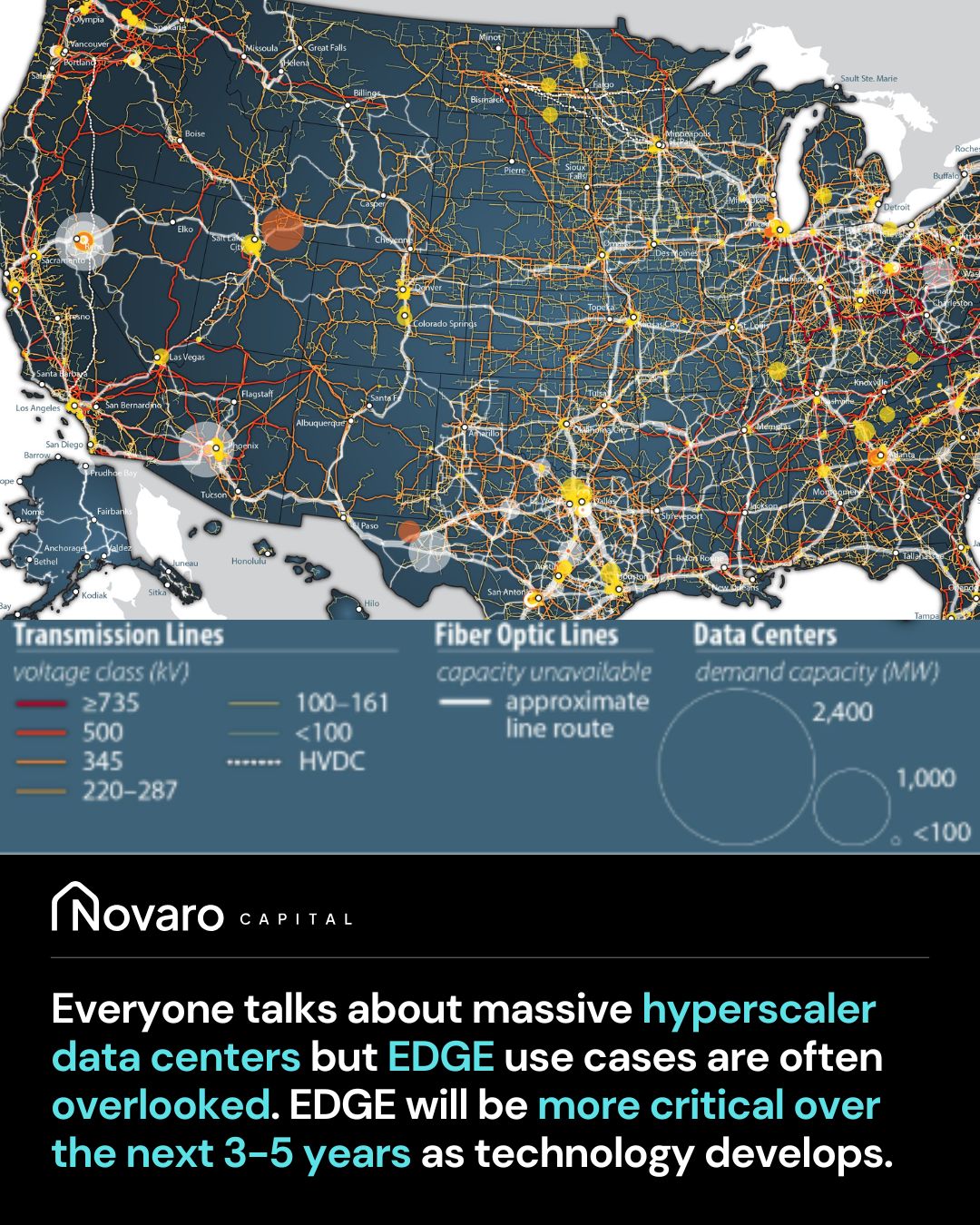 smatthewschultz's tweet card. Everyone's fighting over gigawatt data centers. The real AI infrastructure play is sitting empty in your city. That old warehouse with 5 MW of power? It's worth 10x what it was three years ago. And...