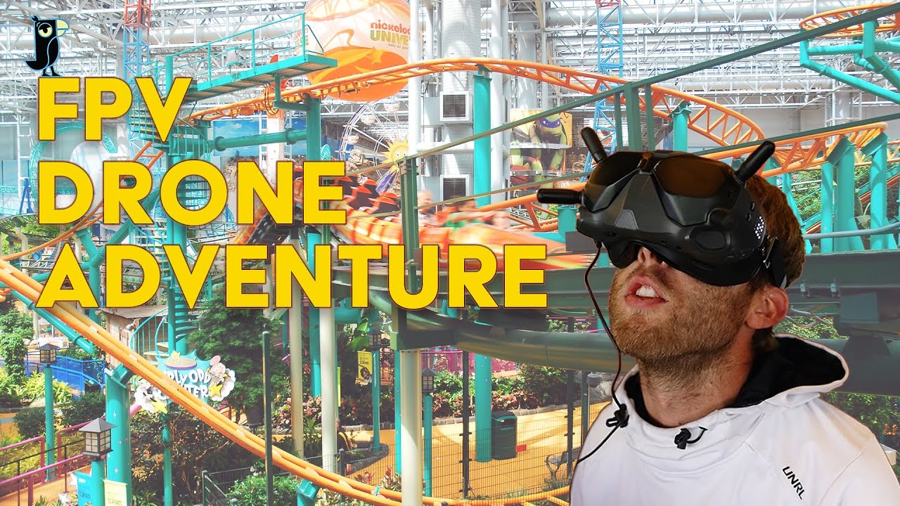 ccpost's tweet card. The Quack Is Back- FPV Fly Through Mall of America - Drone Adventure...