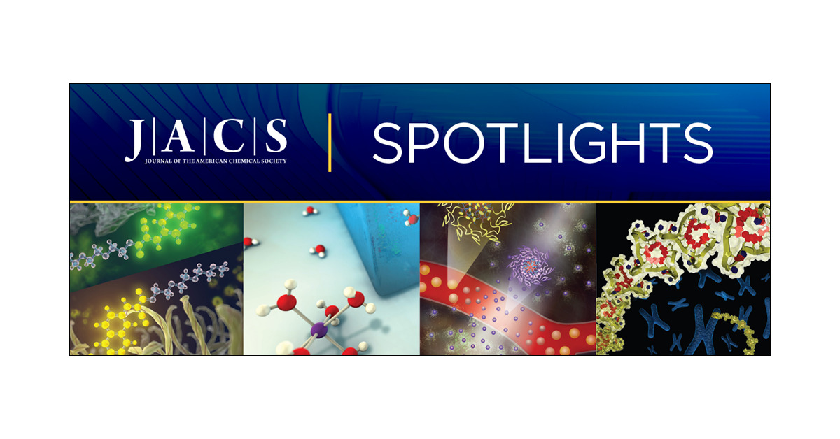 J_A_C_S's tweet card. Spotlights on Recent JACS Publications, Volume 145, Issue 16