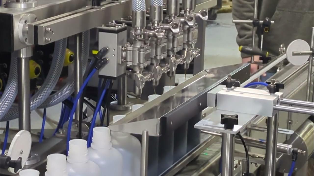 LiquidPack's tweet card. Automatic Piston Filling Machine for Extracts