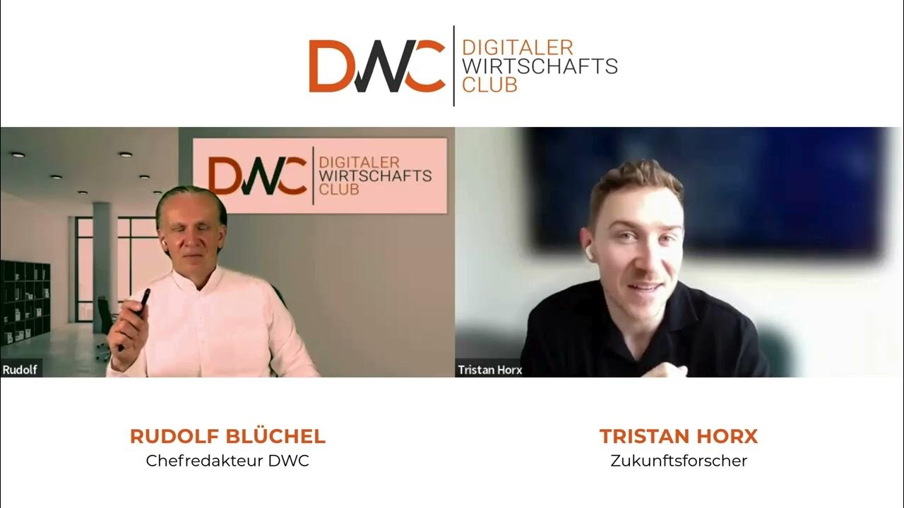 DigitalDwc's tweet card. DWC TV: Exklusives Interview mit Tristan Horx, Zukunftsforscher