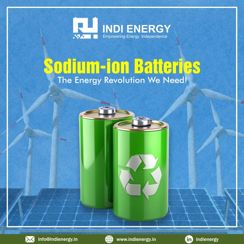 Indienergy1's tweet card. Indi Energy, is an energy storage startup from India involved in the development and commercialization of Sodium-ion batteries.