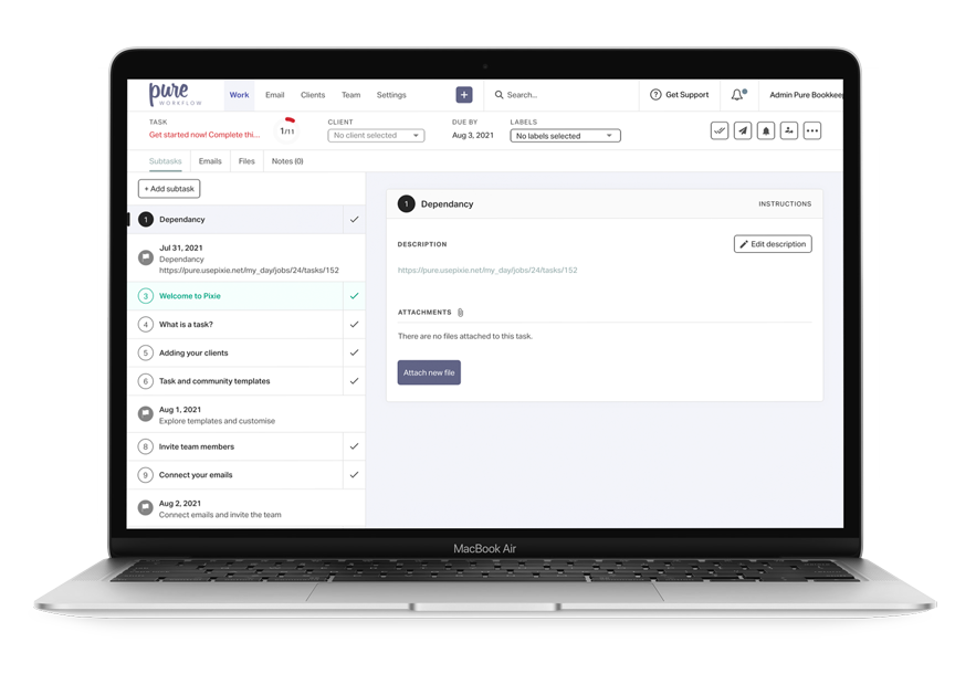 purebkglobal's tweet card. Get early access to Pure Workflow